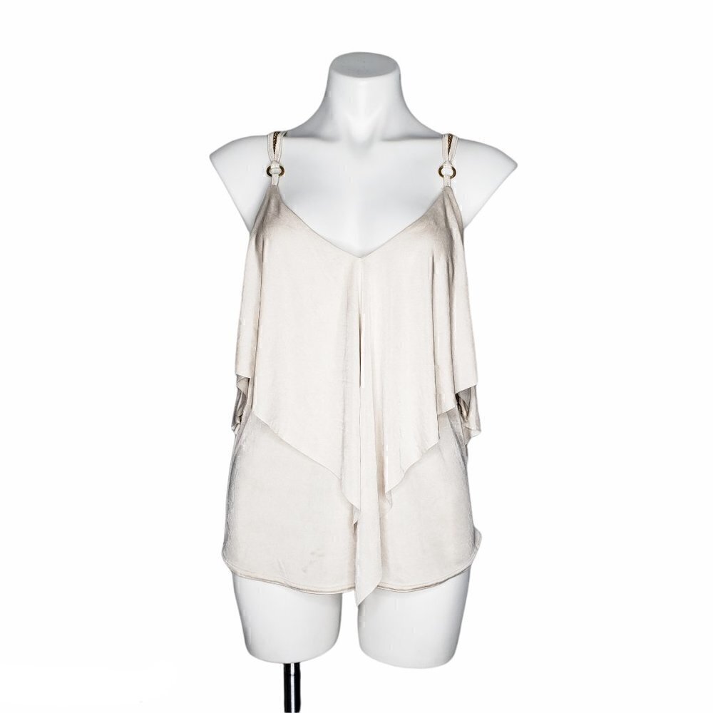 River Island Chain Criss Cross Tiered Cami Top